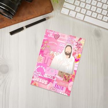 Imagem de Caderno cruzado, caderno A5 para anotações de escritório, agenda de 21 x 14,7 cm, agenda, diário de viagem