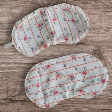 Imagem de Máscara de Dormir Tapa Olho Ervas Naturais ou Tradicional – Bloqueia Luz Confortável e Ajustável para Sono Profundo e Relaxamento (Opção com sementes e ervas)