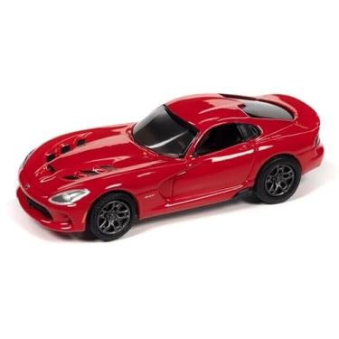 Imagem de 2014 Viper SRT Adrenaline Red Classic Gold Collection Series Limited Edition to 8956 Pieces Worldwide 1/64 Diecast Model Car by Johnny Lightning JLCG030-JLSP282A
