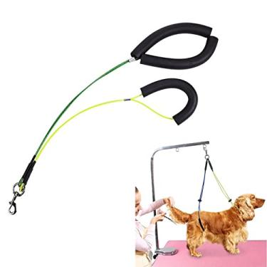 Imagem de Corda para cuidados de cães para braço de mesa de tosa, suporte de laço corporal para cães e gatos, treinamento em pé, impermeável, durável, antimordida e anticorrosão