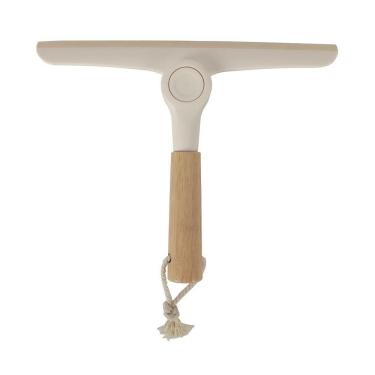 Imagem de Rodo De Pia Oikos Com Cabo De Bambu Dobrável Off-white