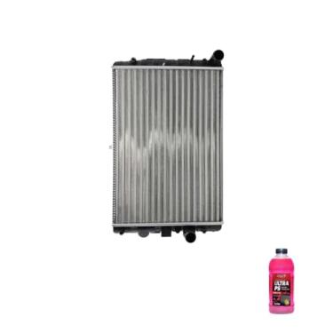 Imagem de Kit Radiador VW Gol MI 1.0 8/16V com Ar 97 + Aditivo Radiador Radnaq T5 Vermelho