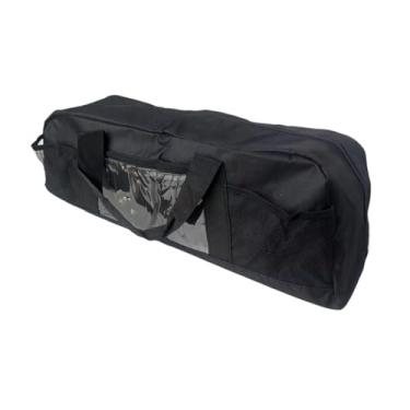 Imagem de MotiveTech Bolsa organizadora para acessórios de churrasco, com alça, ideal para transportar utensílios de churrasco ao ar livre.