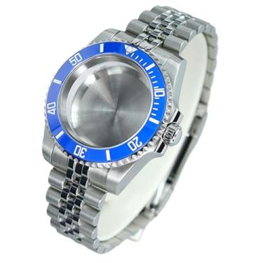 Imagem de FEIYASHI Caixa de relógio de aço impermeável de 40 mm GMT/SUB Vidro de safira para NH35/NH36 Miyota8215 ETA2824 Movimento Mostrador de 28,5 mm, Tampa inferior sólida 6, For Miyota8215 8205 Movement