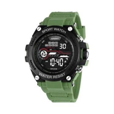 Imagem de Relógio Esportivo Digital Multifuncional À Prova D'Água Para Homens YI
