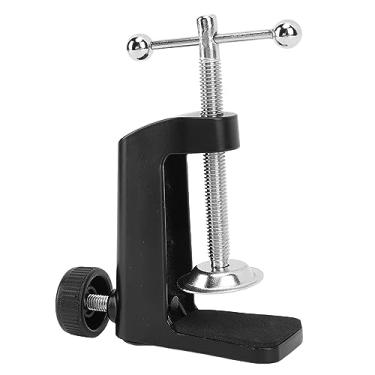 Imagem de ZAWELIYO C Braçadeira de Alumínio Resistente Suporte de Mesa Com Aperto Confortável para Lâmpada de Mesa de Braço Oscilante, para Gravação de Estúdio de Escritório, Preto