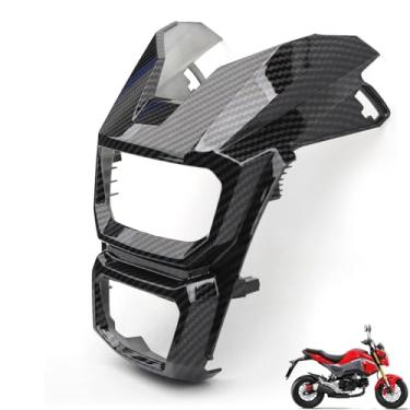 Imagem de mokuo Capa De Farol De Motocicleta Mokuo Em Fibra De Carbono Para Kit De Carenagem Honda Grom Msx125 2016-2020