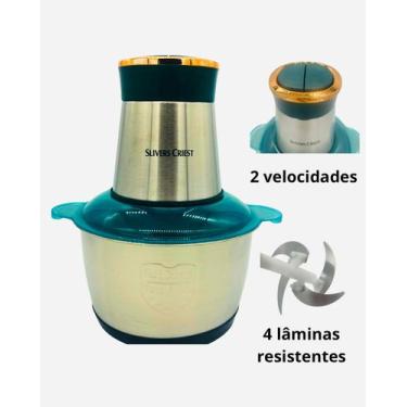 Imagem de Multiprocessador Triturador de Carne 2 Litros 220V Alimentos Legumes M