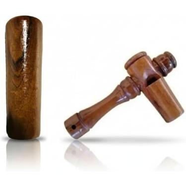 Imagem de Apito Inhambu Açu + Apito Capivara em madeira profissionais