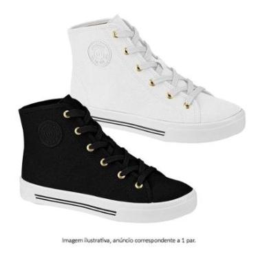 Imagem de Tênis Cano Alto Moleca Feminino-Feminino