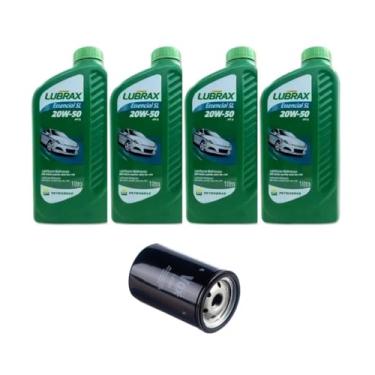 Imagem de Kit troca 4 Oléos 20w50 + Filtro Gol Voyage Parati Saveiro 1.5 1.6 1.8 2.0 Motor AP 1982 Á 1996
