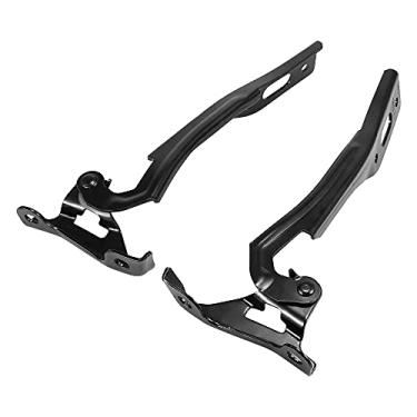 Imagem de X AUTOHAUX Par de dobradiças do capô, lado do motorista e do passageiro esquerdo para Honda Civic 2012-2015 HO1236127 HO1236128 60120TR0A00ZZ 60170TR0A00ZZ