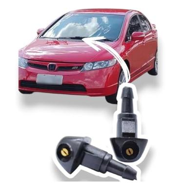 Imagem de Dois Brucutu Parabrisa Capô para Honda Civic 2009 a 2011