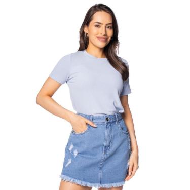 Imagem de Blusa Feminina Biamar Canelada Verde Claro-Feminino