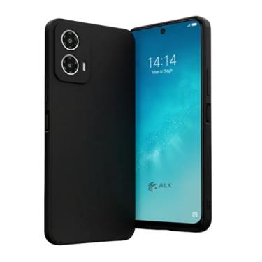 Imagem de Capa Silicone Premium para Motorola Moto G24 – Interior Aveludado, Proteção de Câmera e Toque Macio Antichoque (Preto)