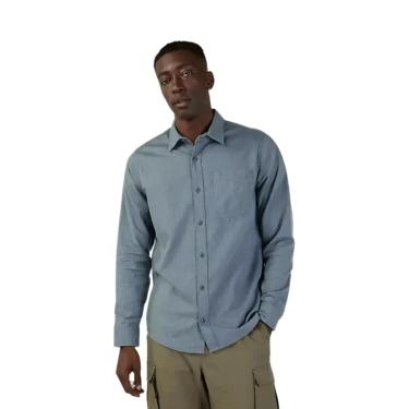 Imagem de Camisa Fox Flanela Level Up LS Azul GG/XL