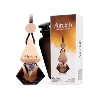 Imagem de Airelab Ambientador de carro 8 ml | Fragrância perfumada inspirada no L.Vitton Ombré Nomad | Frasco de vidro de óleo essencial natural com difusor de madeira | Dura até 60 dias