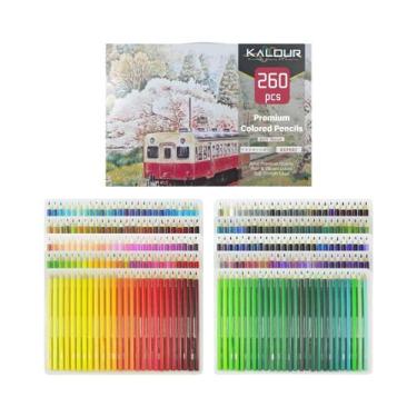 Imagem de Conjunto De Lápis De Cor Profissionais Para Adultos 48/72/120/180/260 