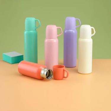 Imagem de Kit 3 Garrafa Térmica 3 Xícaras Canecas Copo Aço Inox 500ml