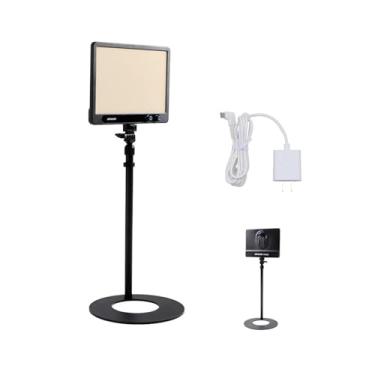 Imagem de Amaran Verge Key Light com kit de suporte de mesa, 26W 2700-6500K regulável I 7 efeitos de iluminação I silencioso sem ventilador I controle de aplicativo I USB-C PD I painel de luz suave para