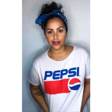 Imagem de Camiseta Pepsi Retrô, Branco, G