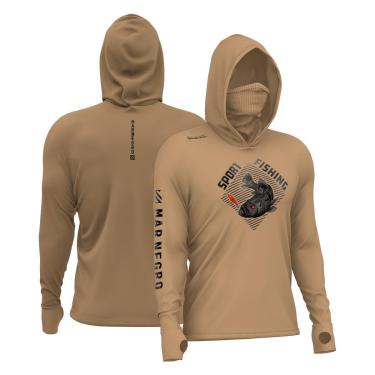 Imagem de Camiseta de Pesca Masculina X-Protection 360 Poliamida By Eduardo Monteiro - Mar Negro-Masculino