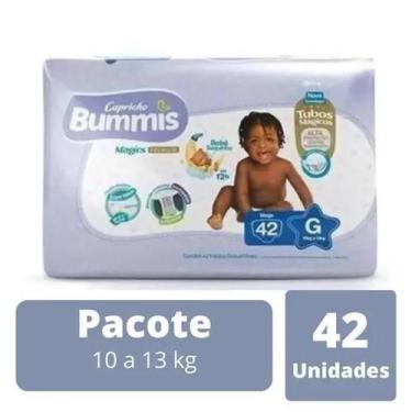 Imagem de Fralda Capricho Bummis 1 Pacote Tamanho G Com 42 Unidades - 10 á 13 Kg