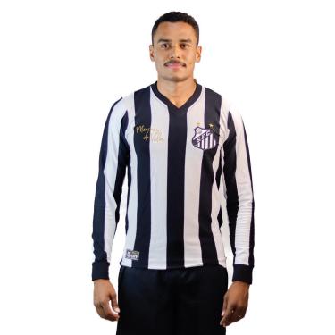 Imagem de Camisa Santos Retrô 1978 Manga Longa-Masculino