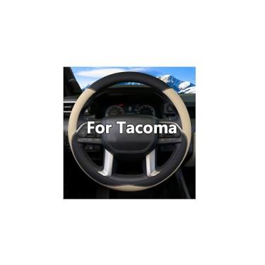 Imagem de OHHMNKK Capa de volante para Chevrolet Silverado 1500 Tahoe Suburban (Bege)