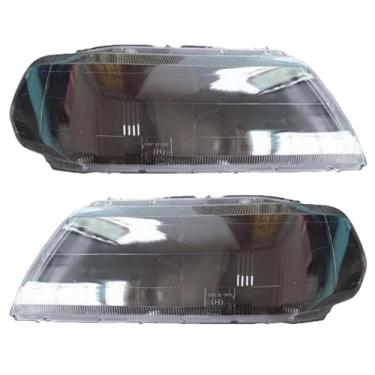 Imagem de Compatível com mitsubishi sport pajero race carro farol lente habitação capa transparente abajur frente escudo da lâmpada(2PCS left and right)