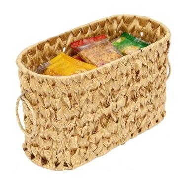 Imagem de Cesta de suporte de , funcional e decorativa, 40 cm x 24 cm x 16,5 cm, cesta de portátil, organizador de de tecido, compacto e fácil de limpar, para toalha de brinquedo