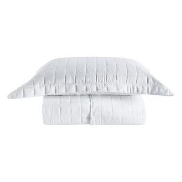 Imagem de Cobre Leito Matelassê Percal 300 fios Basic Solteiro 02 Peças 100% Pol
