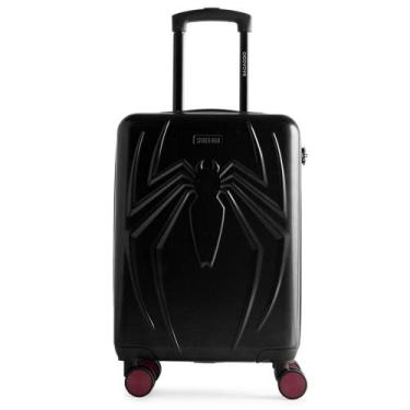 Imagem de Mala de Bordo 10 Kg ABS 4 Rodas Homem Aranha Preta - Bagaggio, Preto, 