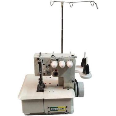 Imagem de Máquina De Costura Galoneira Semi Bracob 3 Ag- Portatil, Branco, 220V