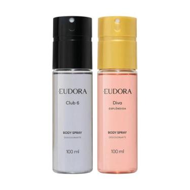 Imagem de Kit Eudora Casal Feminino masculino Club 6 Diva Esplêndida (2 Produtos