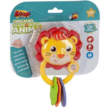 Imagem de Chocalho Morde Morde Leãozinho ZP00665 - Zoop Toys