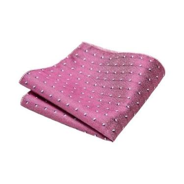 Imagem de Lenço De Bolso Azul Marinho Paisley Floral Para Homens, Para Casamento