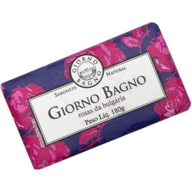 Imagem de Sabonete Rosas da Bulgária Giorno Bagno 180g, 180g