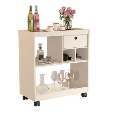 Imagem de Buffet Aparador 4000 Off White - Moveis Jb