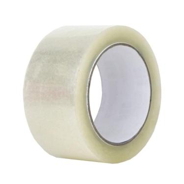 Imagem de Fita Adesiva Transparente 100 Metros 45mm X 100m Para Caixa De Papelao Pacotes Embalagem Ecommerce