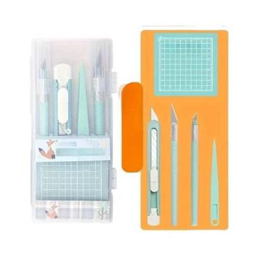 Imagem de Conjunto De Ferramentas Antiderrapantes Para Scrapbook: Facas Profissi