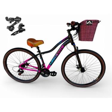 Imagem de Bicicleta Aro 29 Feminina Absolute Hera Retrô Vintage 21v Shimano Conf