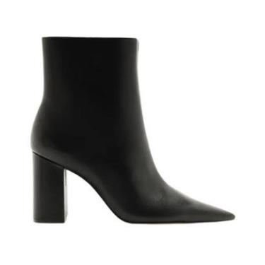 Imagem de Bota Arezzo Cano Curto Salto Bloco Alto Arezzo Cor:;Tamanho:38-Feminino