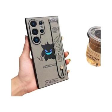Imagem de Capa De Couro Gengar Com Alça De Pulso Para Samsung Galaxy Ultra Puls 