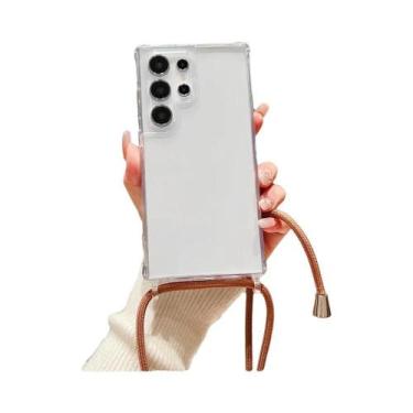 Imagem de Capa Transparente Com Cordão Para Samsung Galaxy S24 Ultra S23 S22 plu