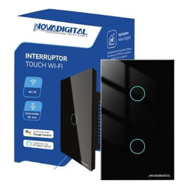 Imagem de Interruptor Inteligente Wifi Novadigital 2 Teclas Botões Tou - Congrat