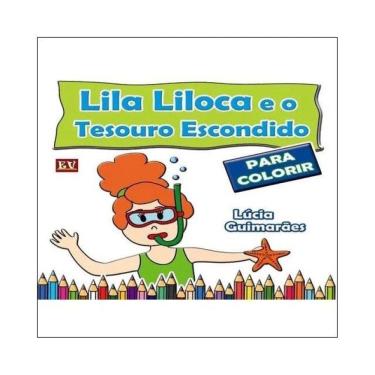 Imagem de Lila Liloca E O Tesouro Escondido - Para Colorir