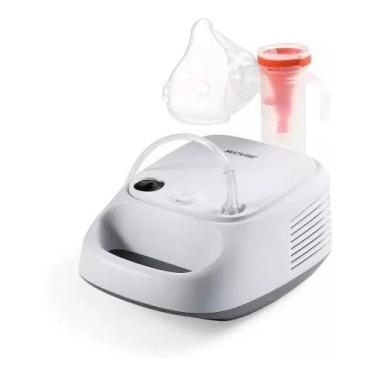 Imagem de Nebulizador compressor Multilaser NebPlus branco e laranja, Bivolt