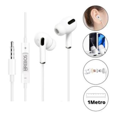 Imagem de Fone De Ouvido C/ Microf Compatível Samsung A12 A22 A32 A52 - HREBOS