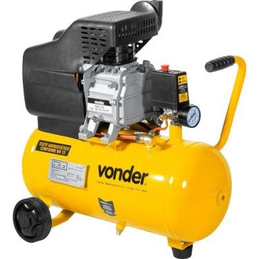 Imagem de Motocompressor De Ar 8PCM 21 Litros Monofásica MCV216 Vonder -, 110V